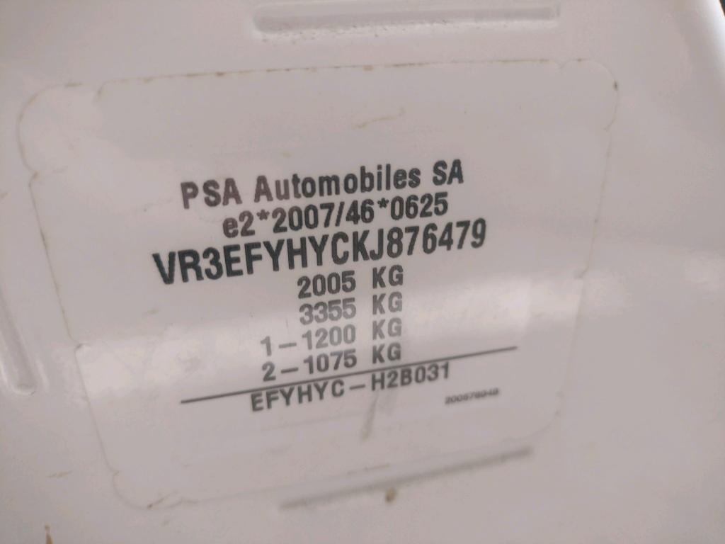 Peugeot PARTNER FOURGON STANDARD 650 KG BLUEHDI 100 S&S BVM5 PREMIUM 2019