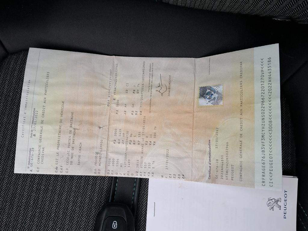 Peugeot 3008 BlueHDi 130ch S&S EAT8 Allure Pack 2022