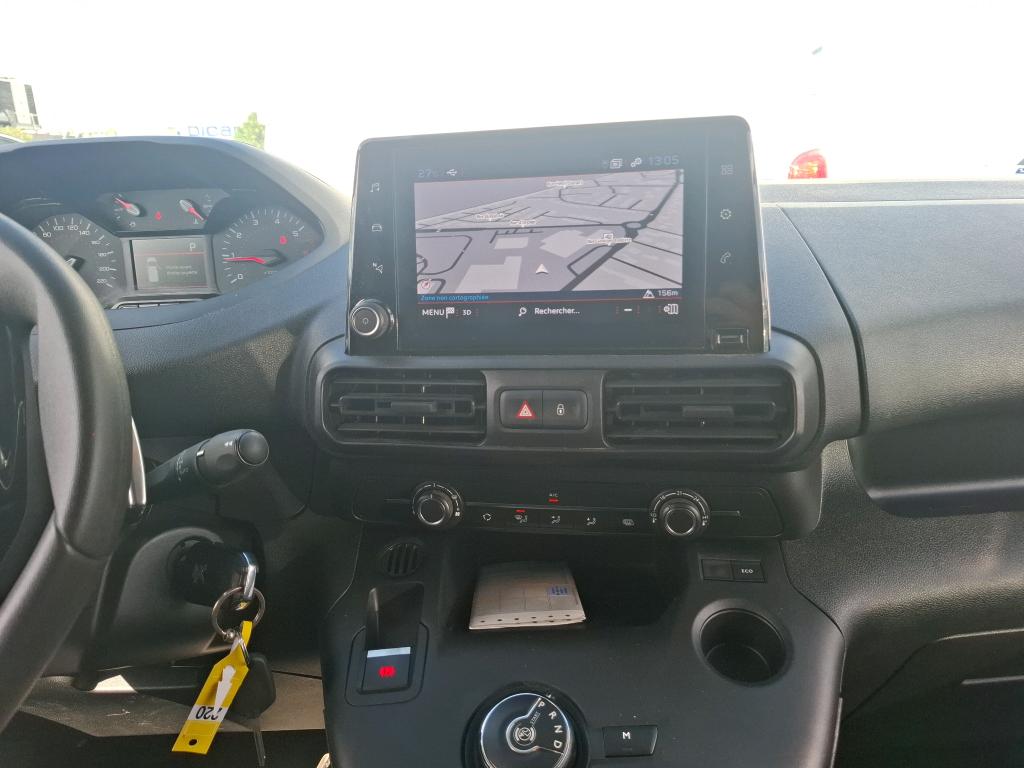 Peugeot PARTNER FOURGON STANDARD 650 KG BLUEHDI 130 S&S EAT8 ASPHALT 2021