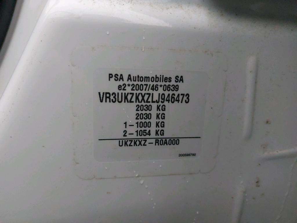 Peugeot 2008 Moteur électrique 136 ch GT Line 2020