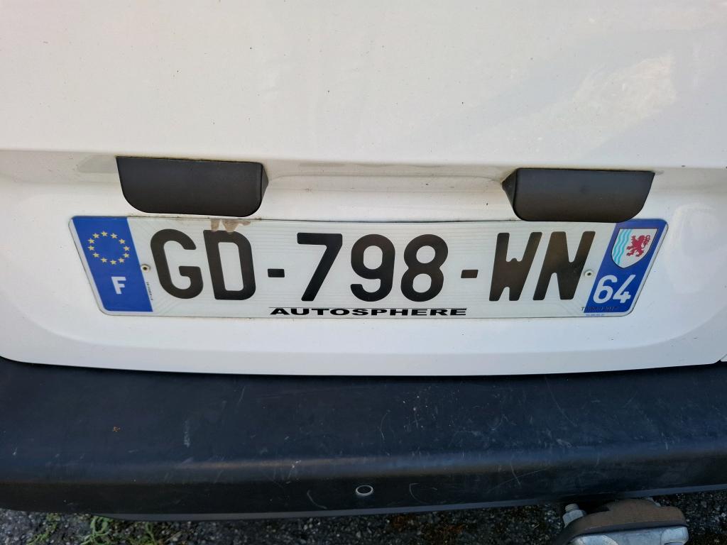 Peugeot PARTNER FOURGON STANDARD 650 KG BLUEHDI 100 S&S BVM6 ASPHALT 2021