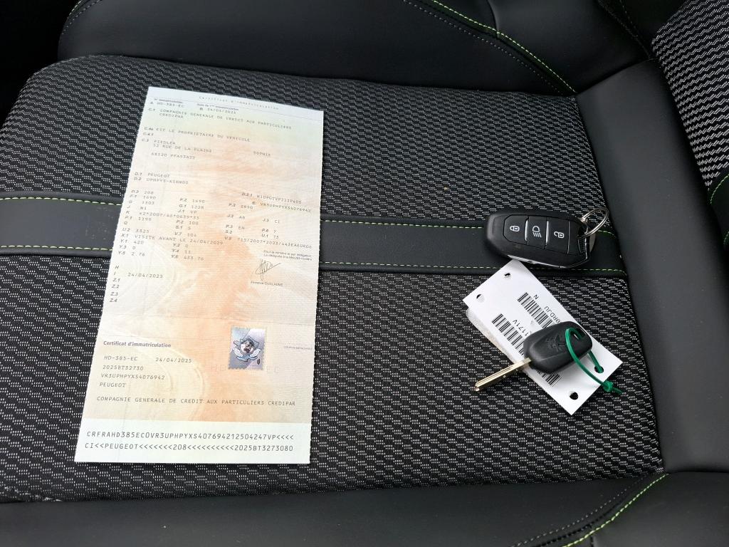 Peugeot 208 Hybrid 145 ch e-DCS6 GT 2025