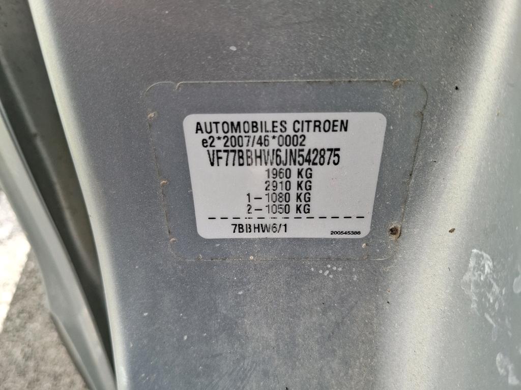 Citroen BERLINGO M BLUEHDI 75 CLUB 2018