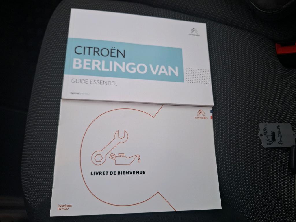 Citroen BERLINGO VAN M 650 BLUEHDI 100 S&S BVM5 CLUB 2020