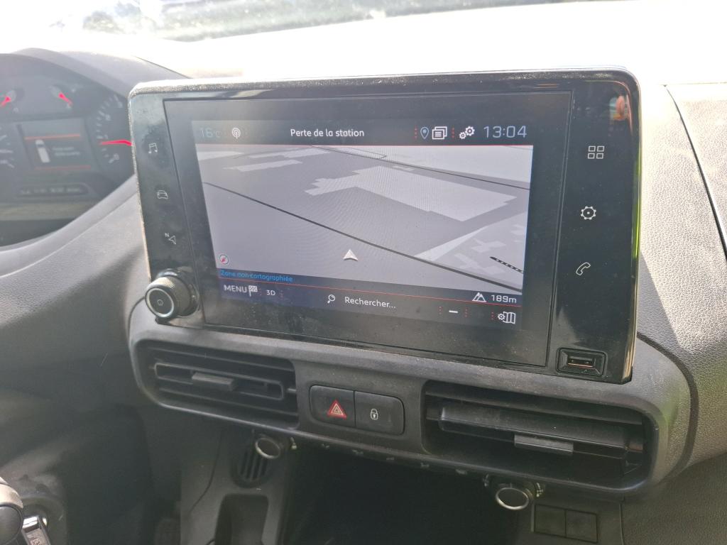 Peugeot PARTNER FOURGON STANDARD 650 KG BLUEHDI 100 S&S BVM5 ASPHALT 2019