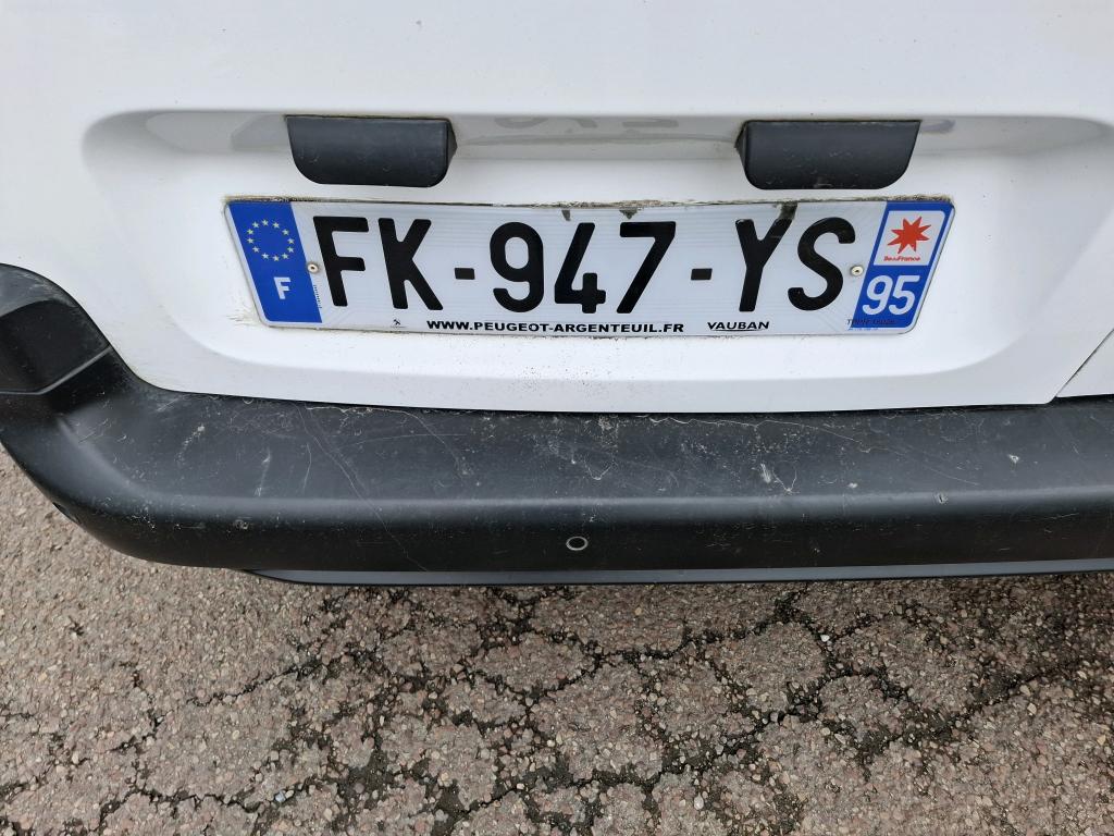 Peugeot PARTNER FOURGON STANDARD 650 KG BLUEHDI 75 BVM5 PREMIUM 2019
