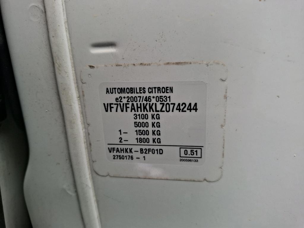 Citroen JUMPY FGN M BLUEHDI 120 S&S BVM6 CLUB 340 NM 2020