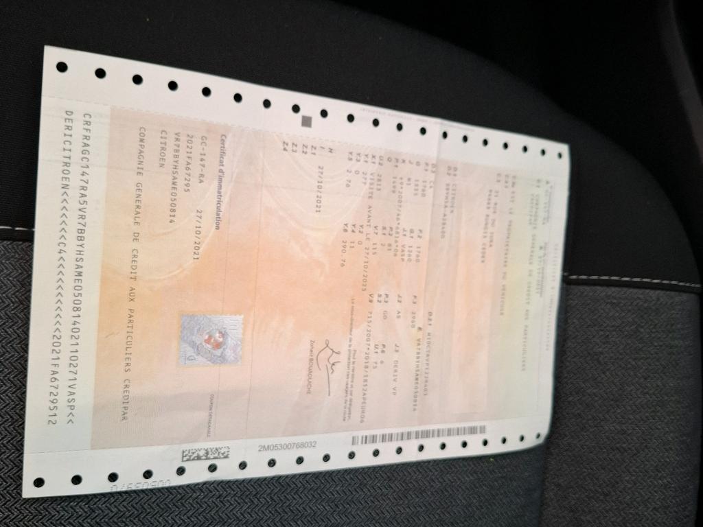 Citroen C4 SOCIETE BLUEHDI 110 S&S BVM6 FEEL NAV BUSINESS R 2021