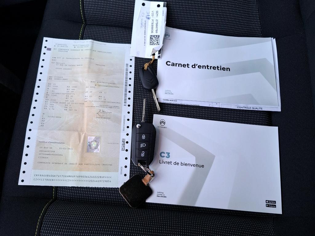 Citroen C3 PureTech 83 ch BVM5 You 2024