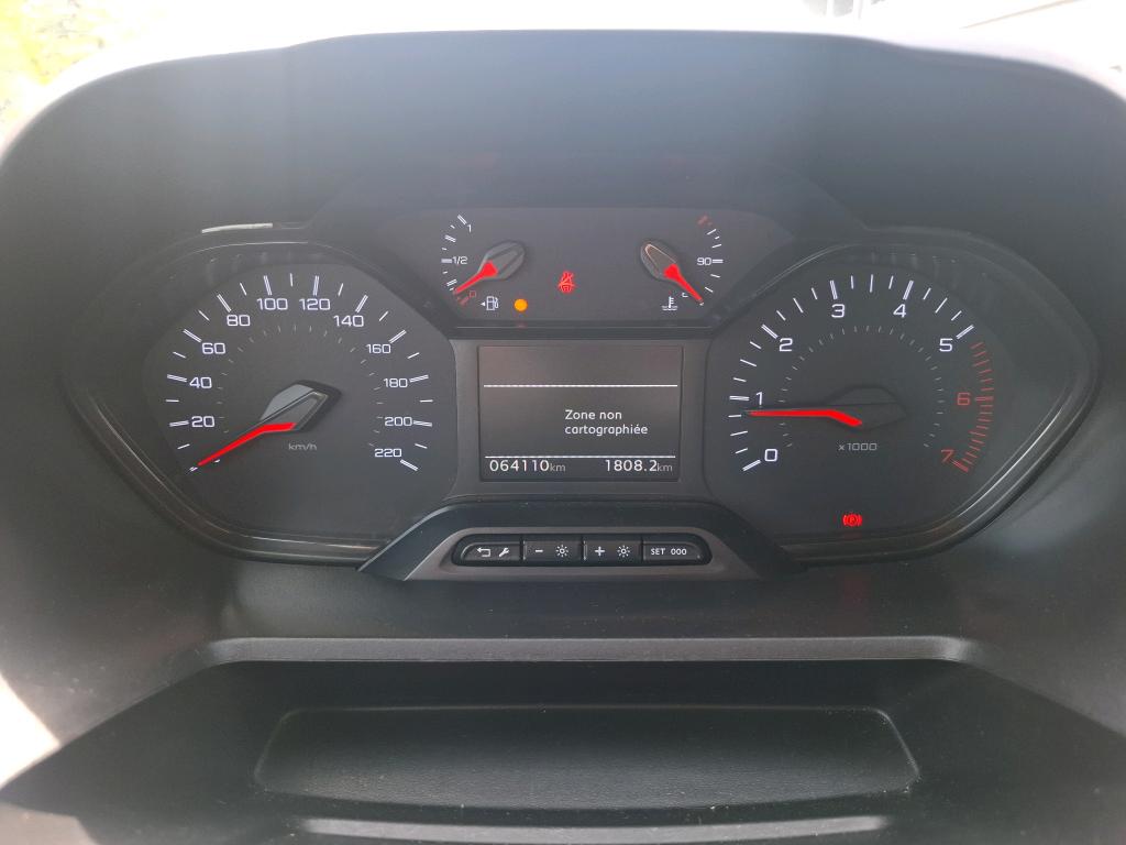 Peugeot PARTNER FOURGON STANDARD 650 KG BLUEHDI 100 S&S BVM5 ASPHALT 2021