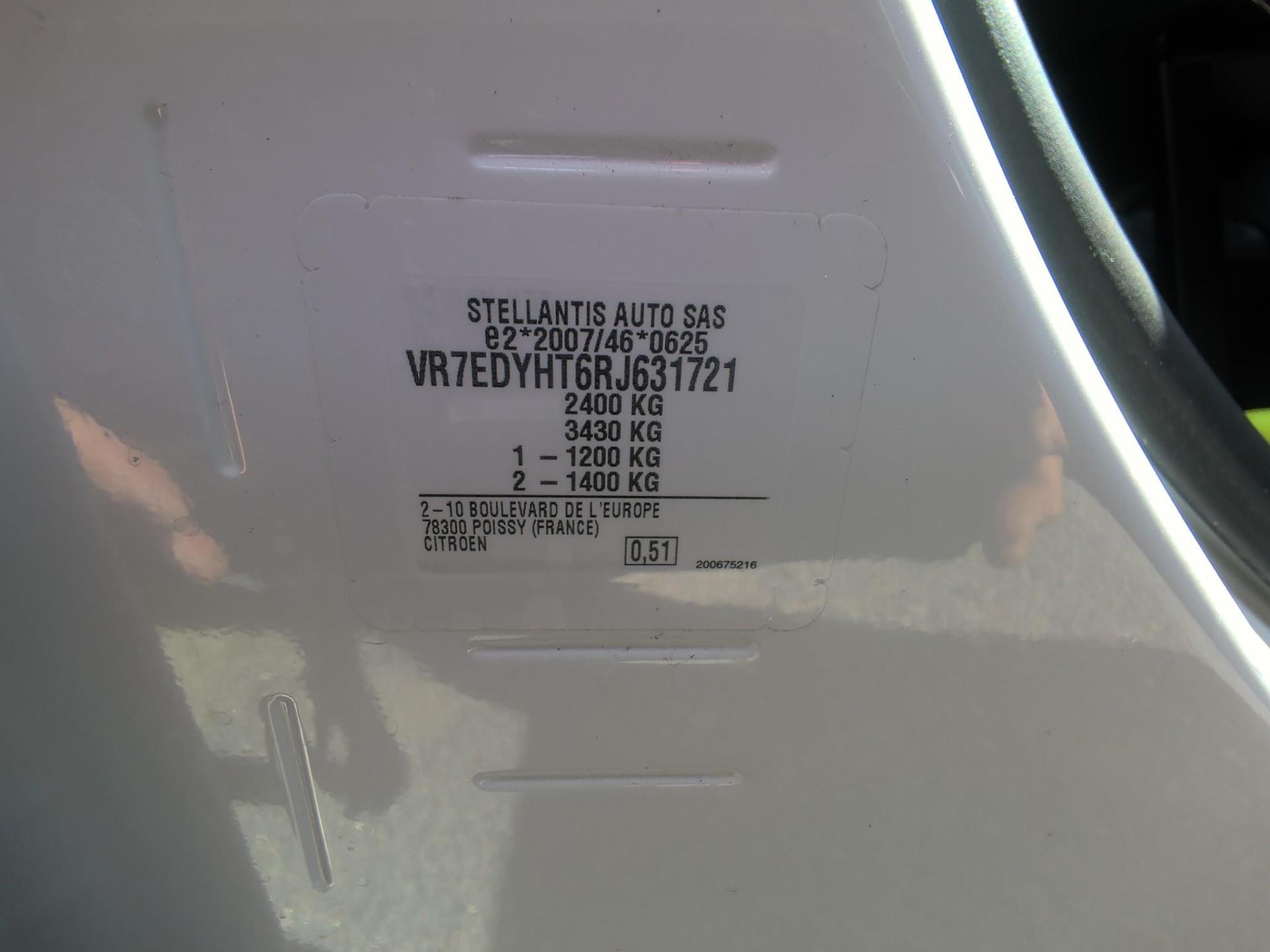 Citroen BERLINGO VAN TAILLE XL 950KG BLUEHDI 100 S&S BVM6 2024