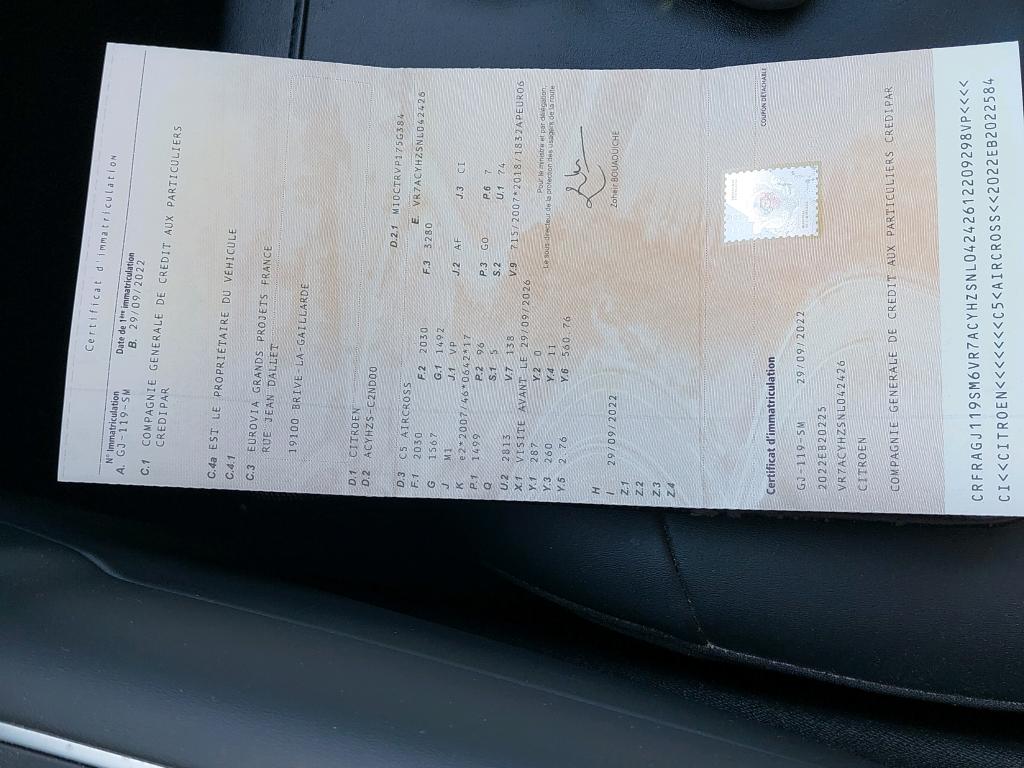 Citroen C5 Aircross BlueHDi 130 S&S EAT8 Shine 2022