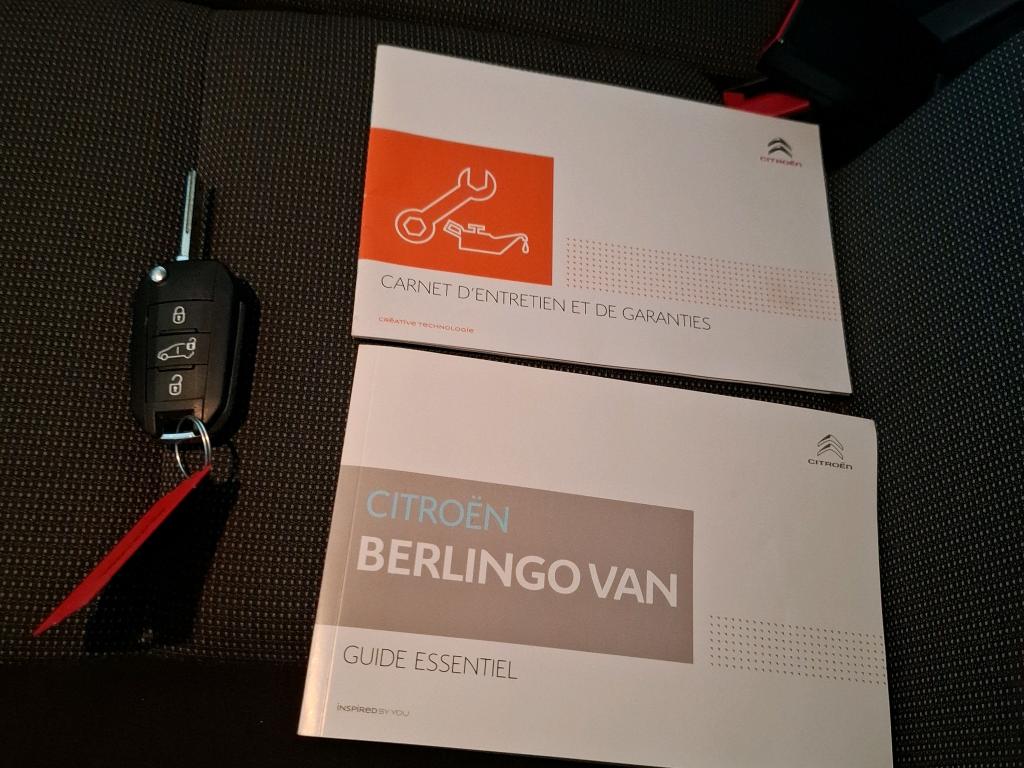 Citroen BERLINGO VAN M 650 BLUEHDI 100 S&S CLUB 2019