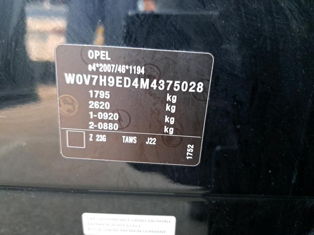 Opel Crossland 1.2 Turbo 110 ch BVM6 Elegance 2021