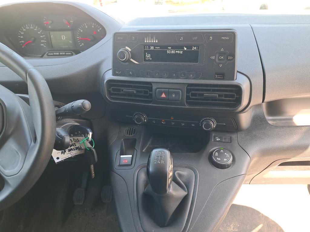 Peugeot PARTNER FOURGON STANDARD 1000 KG BLUEHDI 100 S&S BVM5 GRIP 2020
