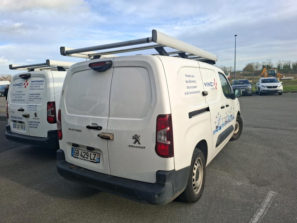 Peugeot PARTNER FOURGON LONG 950 KG BLUEHDI 100 S&S BVM5 ASPHALT 2021