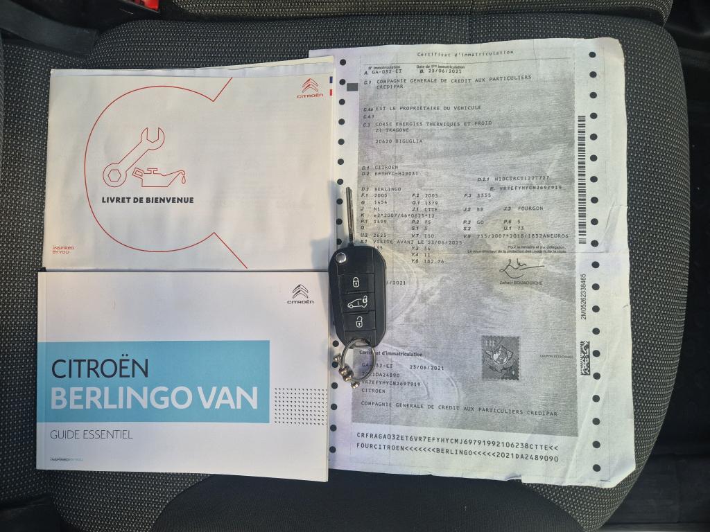 Citroen BERLINGO VAN M 650 BLUEHDI 100 S&S BVM5 CLUB 2021