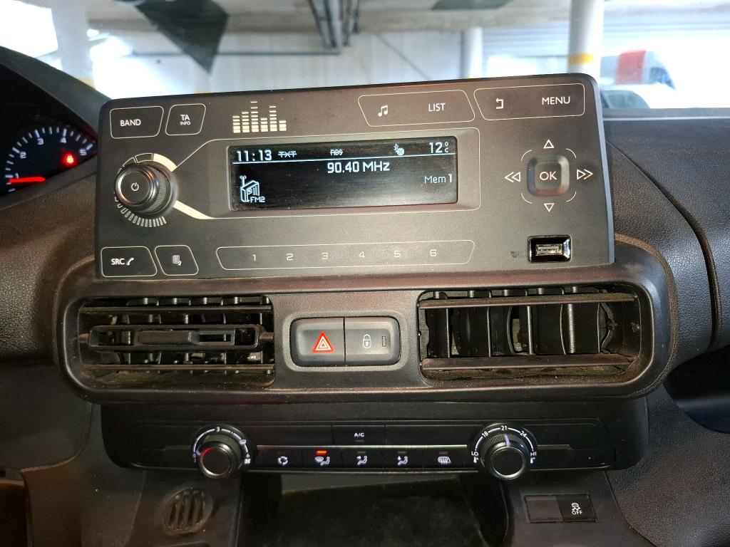 Peugeot PARTNER FOURGON STANDARD 650 KG BLUEHDI 100 S&S BVM5 PREMIUM 2020