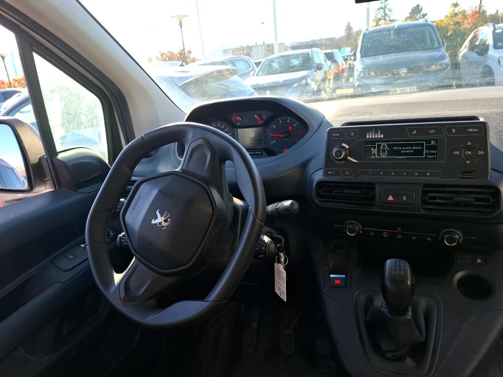 Peugeot PARTNER FOURGON STANDARD 650 KG BLUEHDI 100 BVM5 PREMIUM 2019