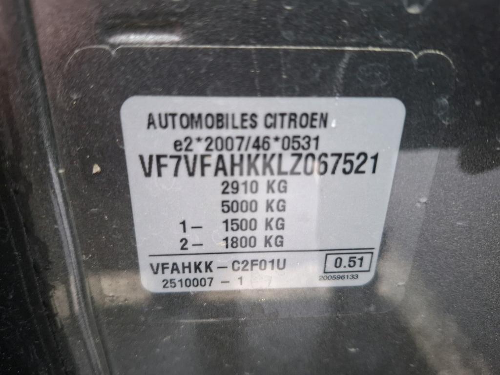 Citroen JUMPY CAB APPROFONDIE XL BLUEHDI 120 BVM6 CLUB 340 NM 2020