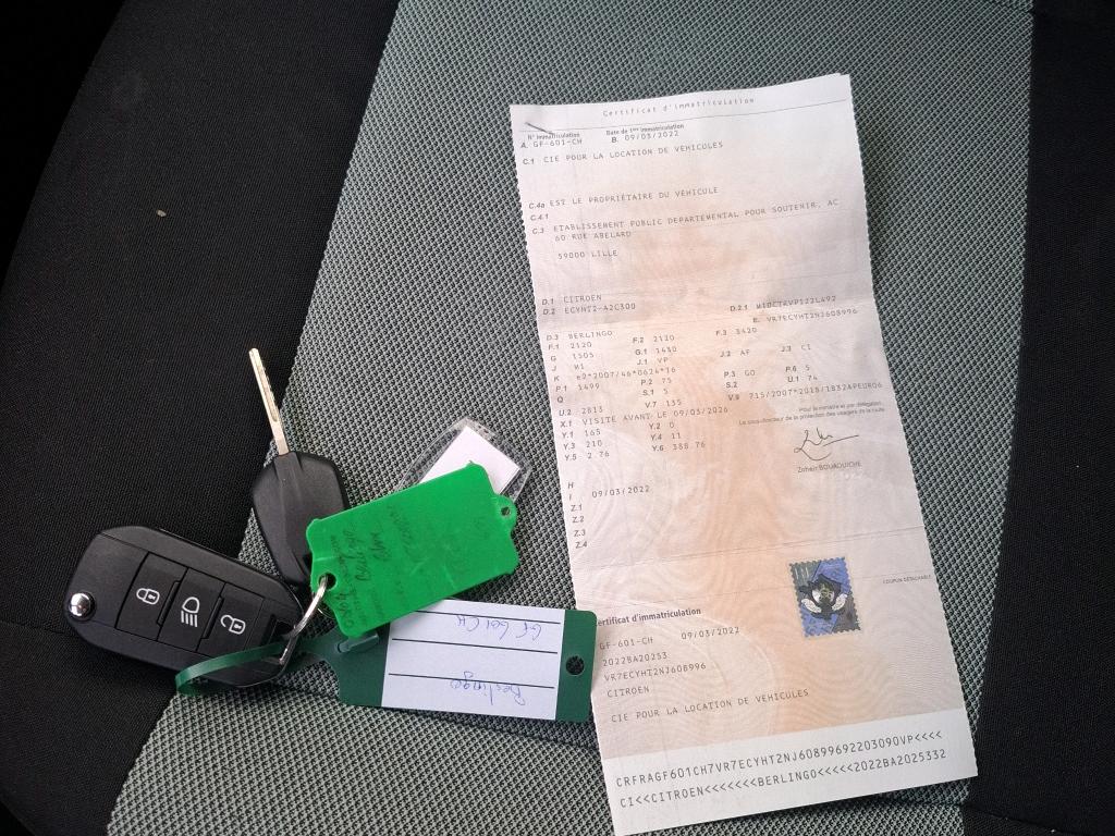 Citroen Berlingo Taille M BlueHDi 100 S&S BVM6 Feel 2022