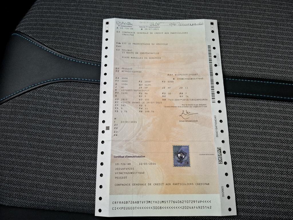 Peugeot 3008 BlueHDi 130ch S&S EAT8 Allure 2021