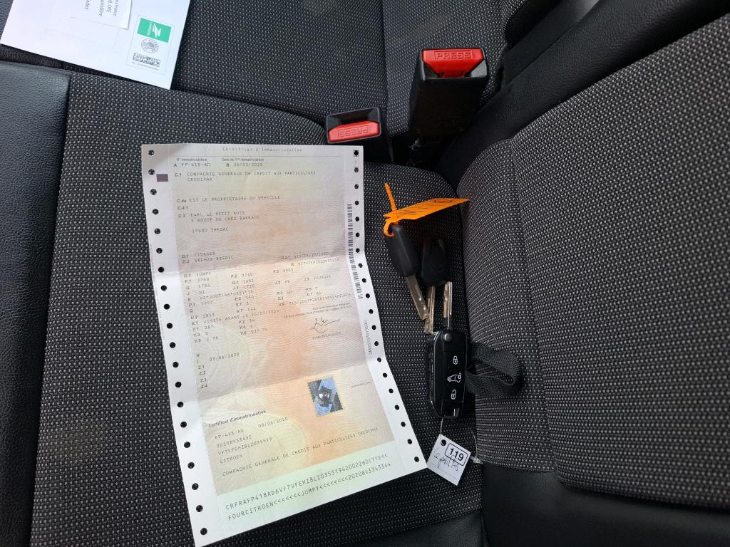 Citroen JUMPY FGN M BLUEHDI 180 S&S EAT8 DRIVER 2020