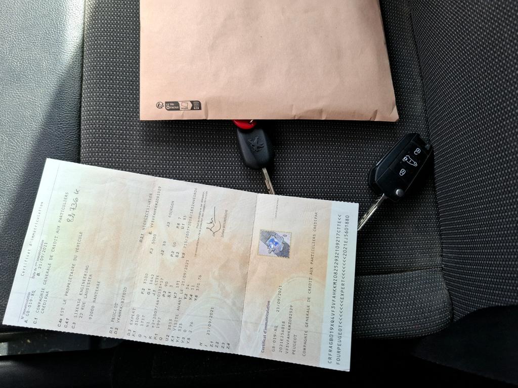 Peugeot EXPERT FGN TOLE STANDARD 2.0 BLUEHDI 120 S&S BVM6 ASPHALT 2021