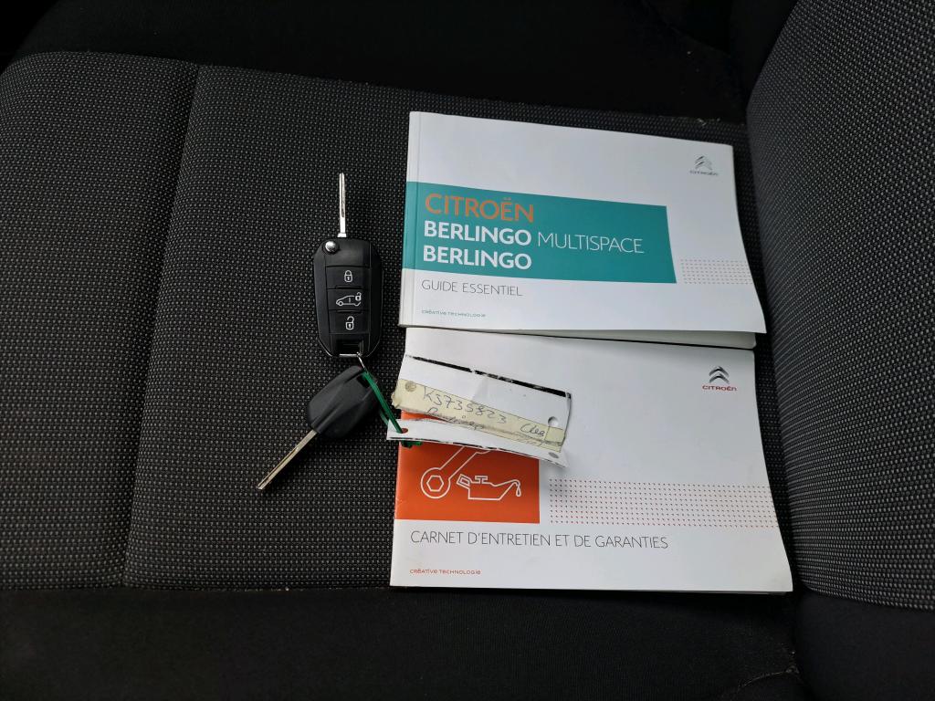 Citroen BERLINGO VAN M 650 BLUEHDI 100 S&S CLUB 2019