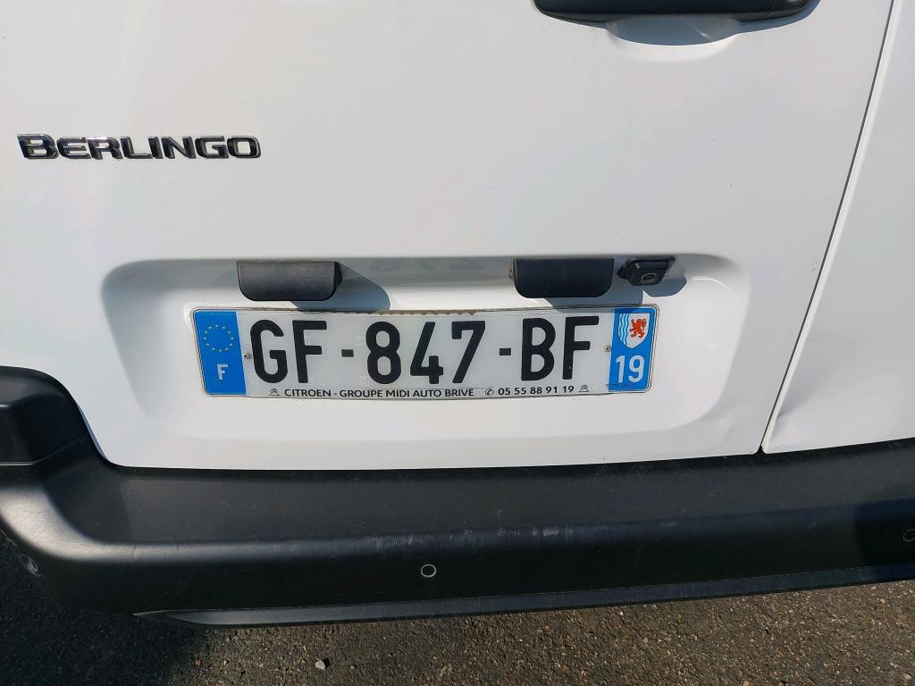 Citroen BERLINGO VAN M 650 BLUEHDI 100 S&S BVM6 CLUB 2022