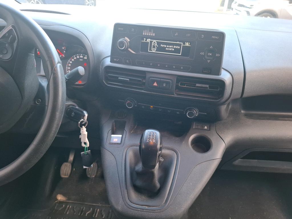 Opel COMBO CARGO 1.5 100 CH S/S L1H1 BVM5 STANDARD PACK CLIM 2020