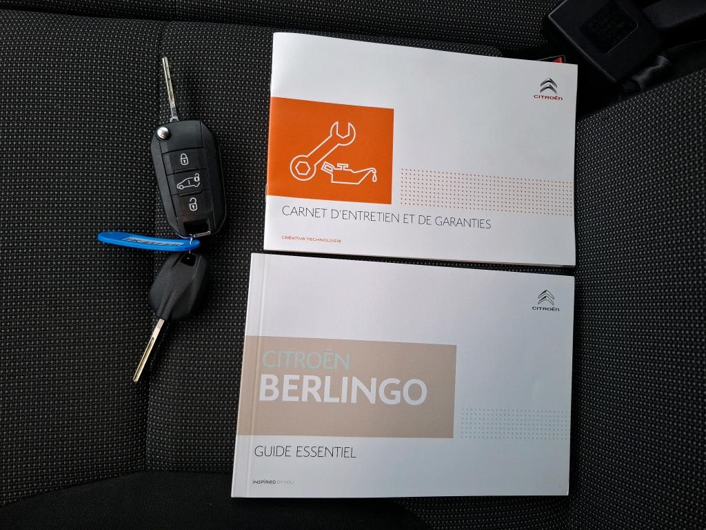 Citroen BERLINGO VAN M 650 BLUEHDI 100 S&S CLUB 2019