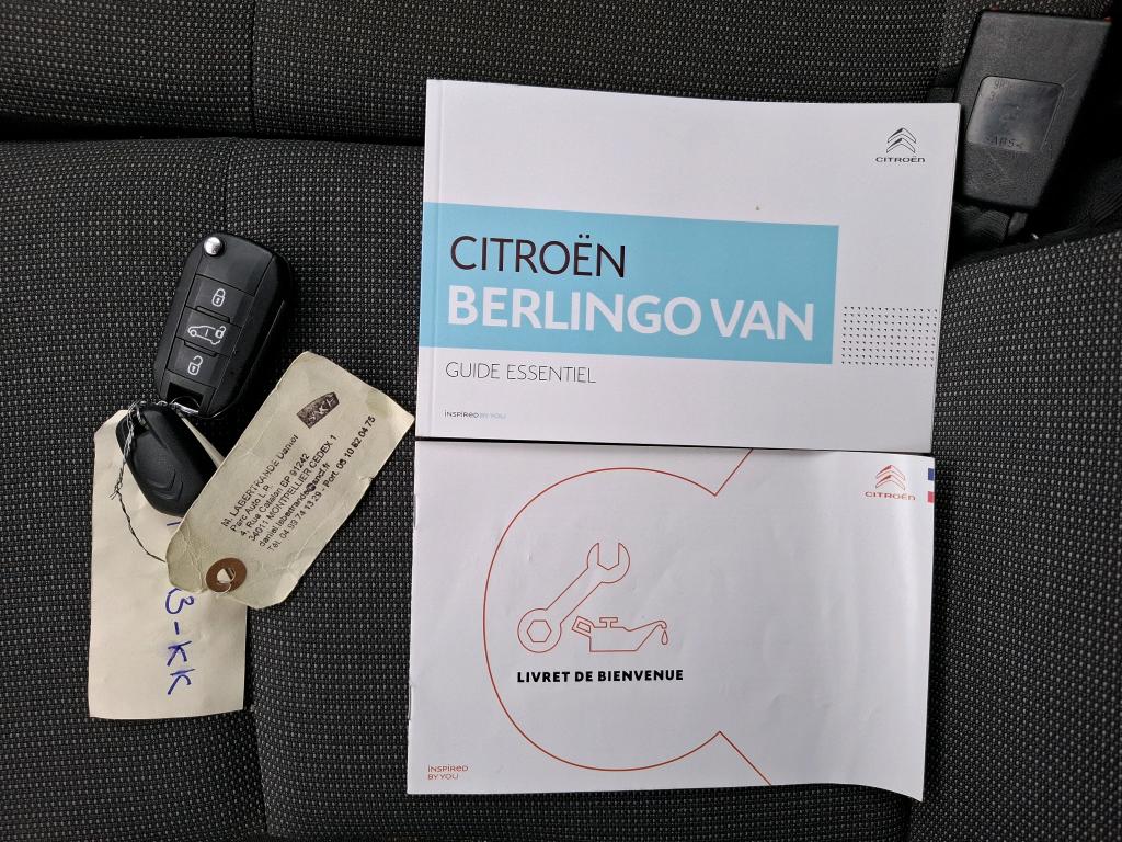 Citroen BERLINGO VAN M 650 BLUEHDI 100 S&S BVM5 CLUB 2020
