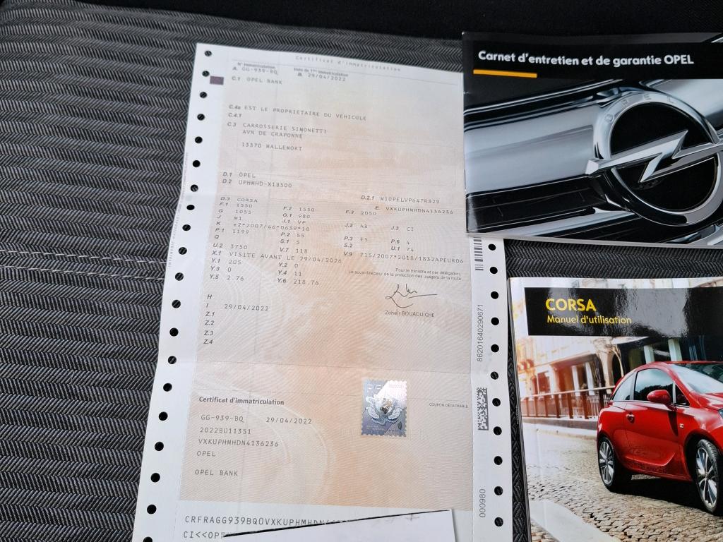 Opel Corsa 1.2 75 ch BVM5 Elegance Business 2022