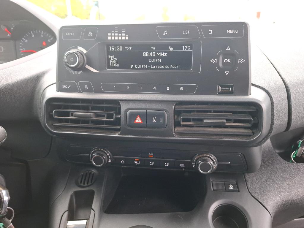 Peugeot PARTNER FOURGON STANDARD 650 KG BLUEHDI 100 S&S BVM5 PREMIUM 2020