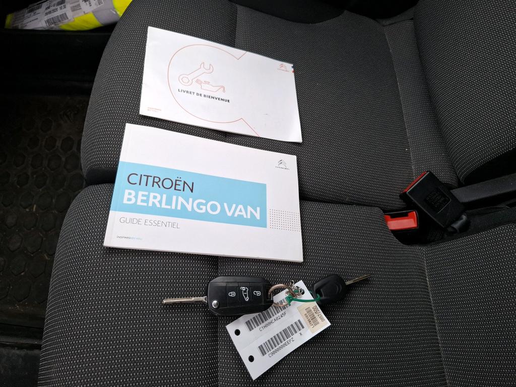 Citroen BERLINGO VAN M 650 BLUEHDI 100 S&S BVM5 CLUB 2020