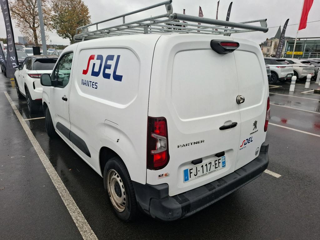 Peugeot PARTNER FOURGON STANDARD 650 KG BLUEHDI 100 BVM5 ASPHALT 2019