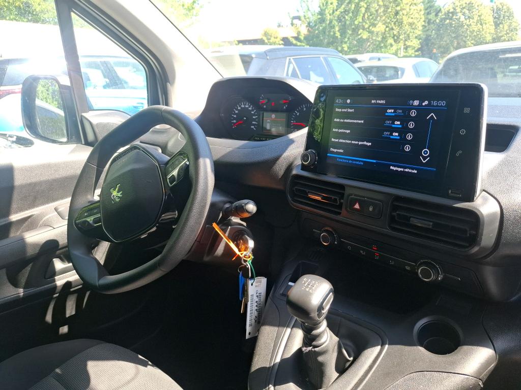 Peugeot PARTNER FOURGON LONG 950 KG BLUEHDI 100 S&S BVM6 ASPHALT 2022