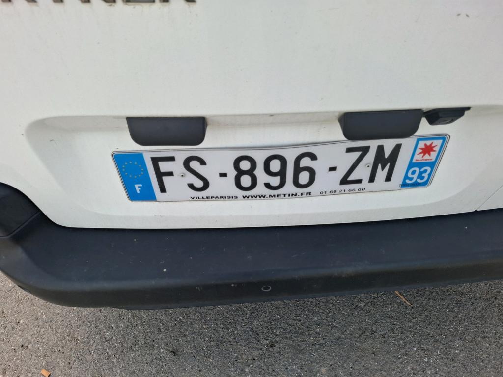 Peugeot PARTNER FOURGON STANDARD 650 KG BLUEHDI 100 S&S BVM5 PREMIUM 2020