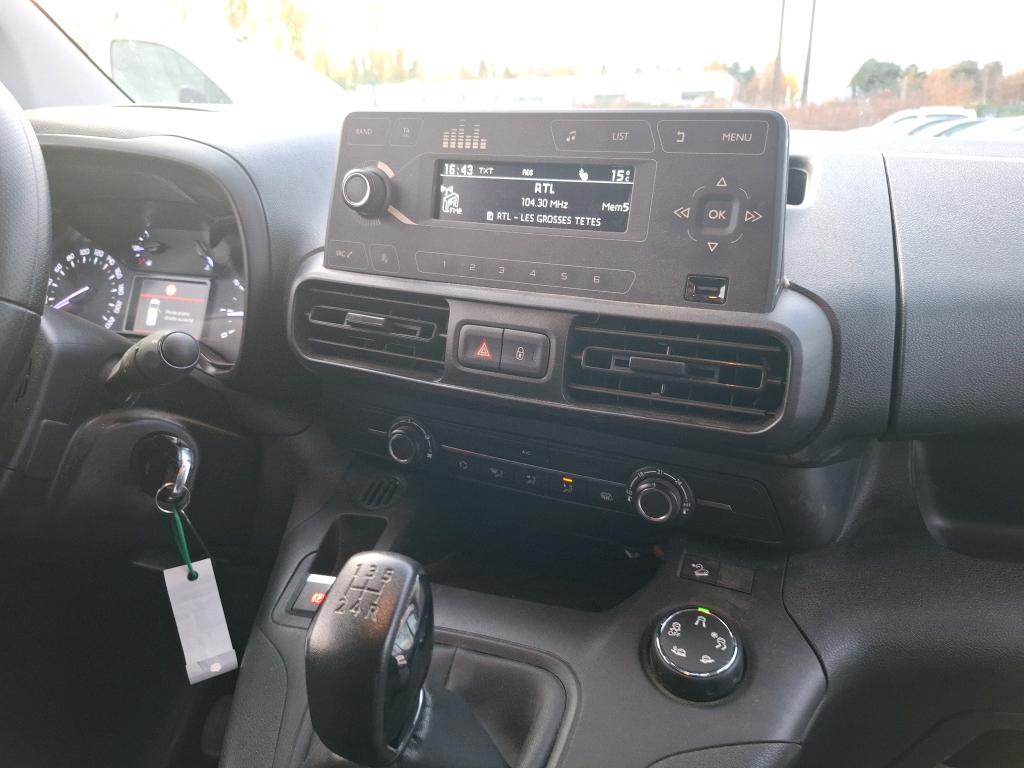 Citroen BERLINGO VAN M 650 BLUEHDI 100 S&S BVM5 CLUB 2019