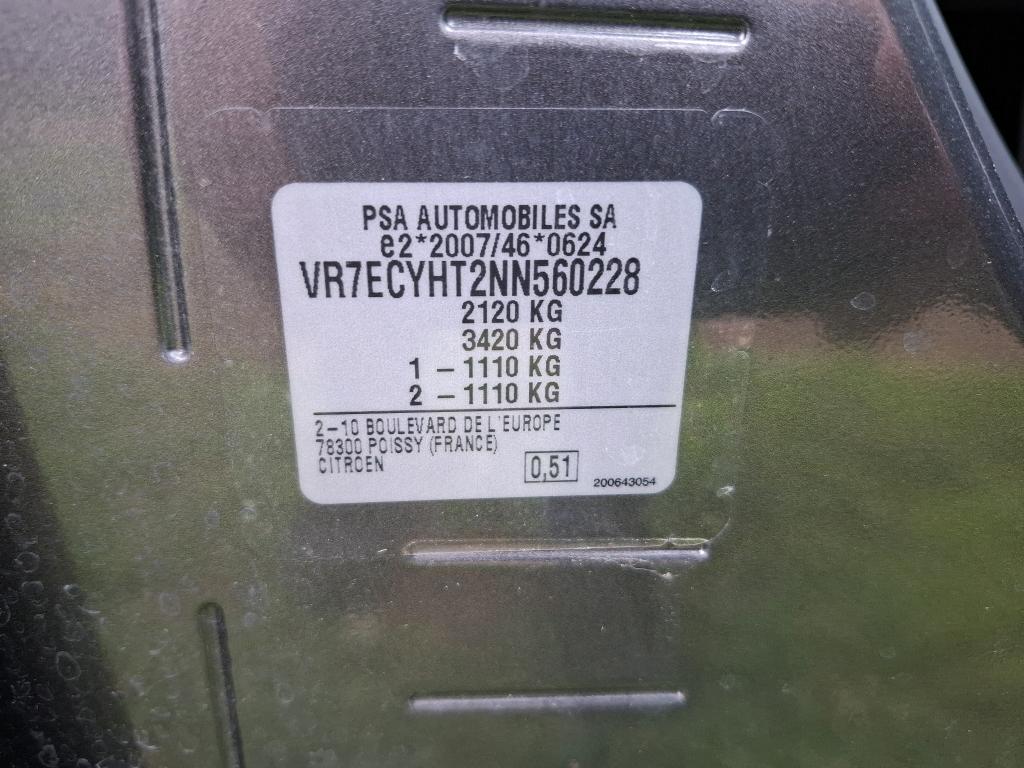 Citroen Berlingo Taille M BlueHDi 100 S&S BVM6 Feel 2022