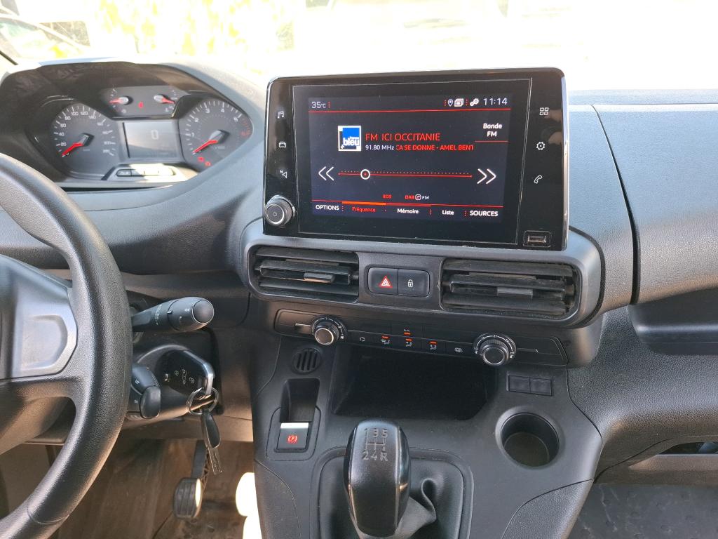 Peugeot PARTNER FOURGON STANDARD 650 KG BLUEHDI 100 S&S BVM5 PREMIUM 2021