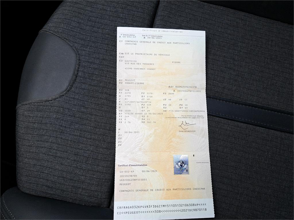 Peugeot 508 Hybrid 225 e-EAT8 Allure Pack 2021