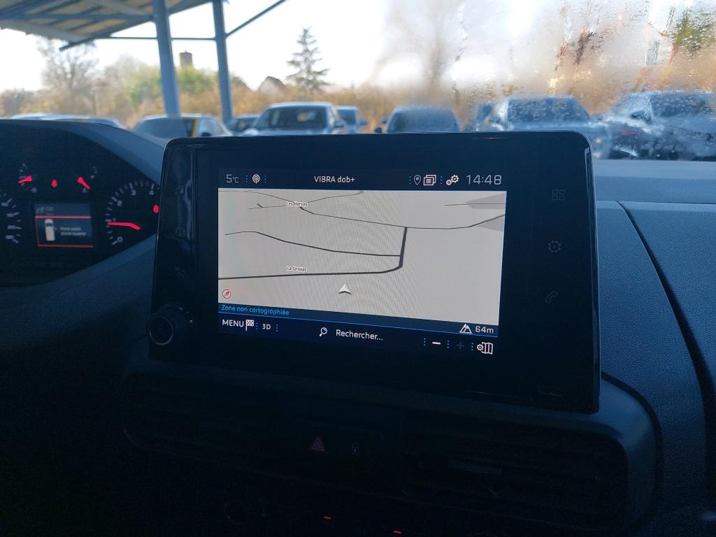 Peugeot PARTNER FOURGON STANDARD 650 KG BLUEHDI 100 S&S BVM5 ASPHALT 2020