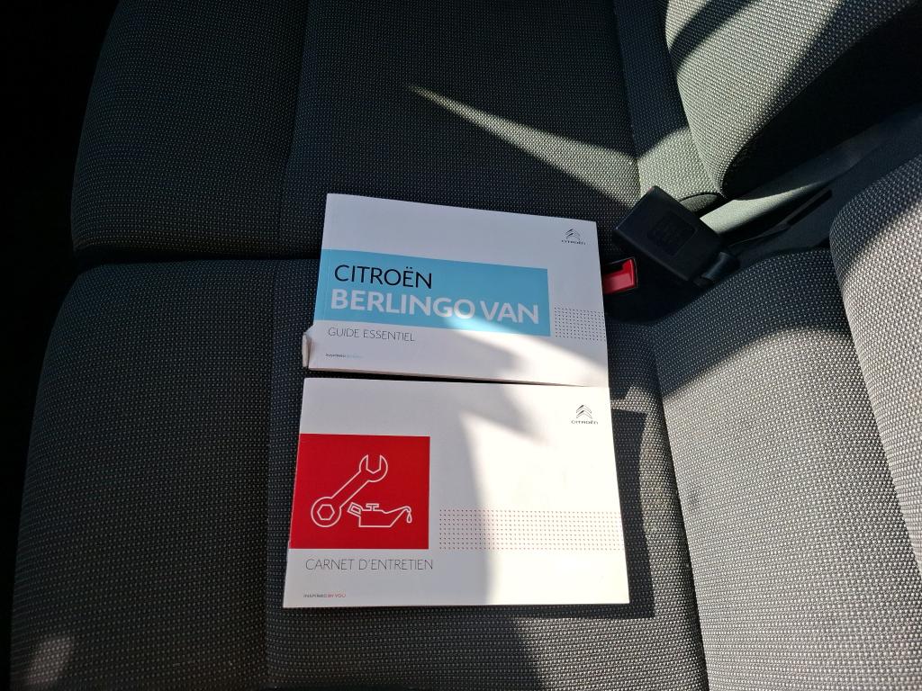 Citroen BERLINGO VAN M 650 BLUEHDI 100 S&S BVM5 CLUB 2020