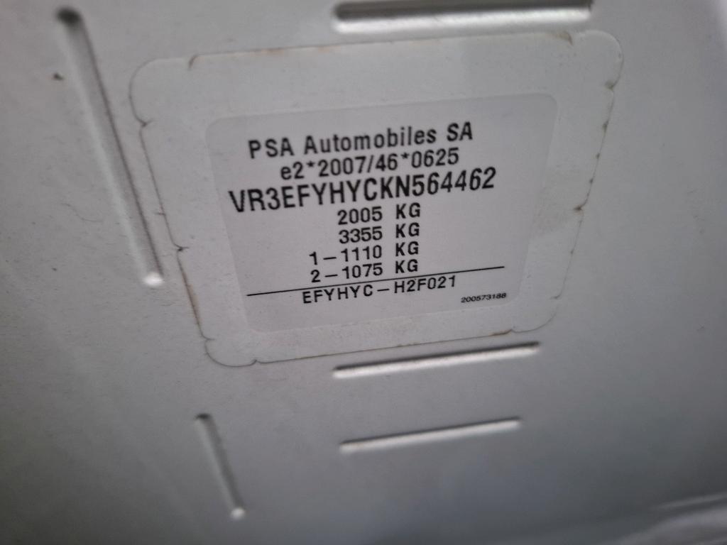 Peugeot PARTNER FOURGON STANDARD 650 KG BLUEHDI 100 S&S BVM5 PREMIUM 2019