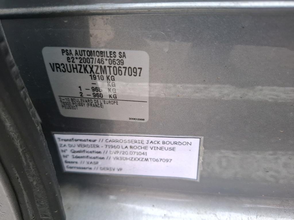 Peugeot 208 Electrique 50 kWh 136ch Active Business 2021