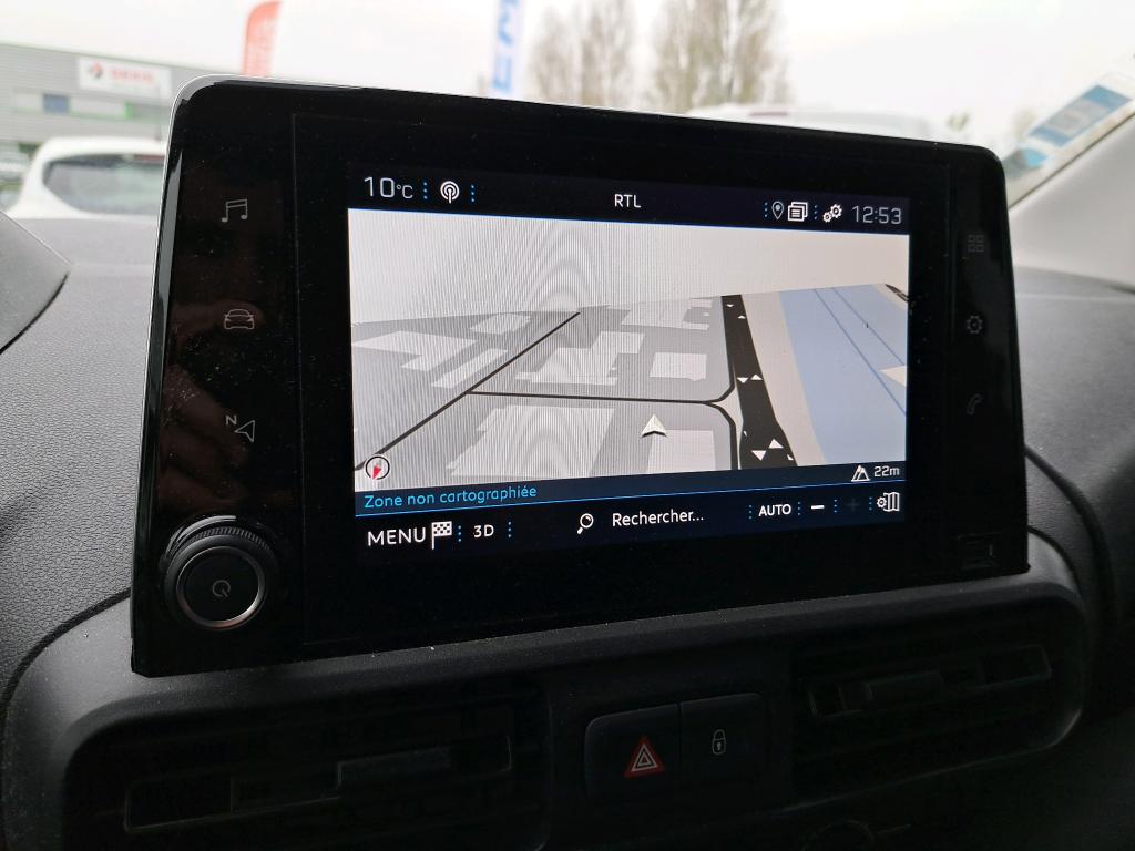 Peugeot PARTNER FOURGON STANDARD 650 KG BLUEHDI 100 S&S BVM5 ASPHALT 2019