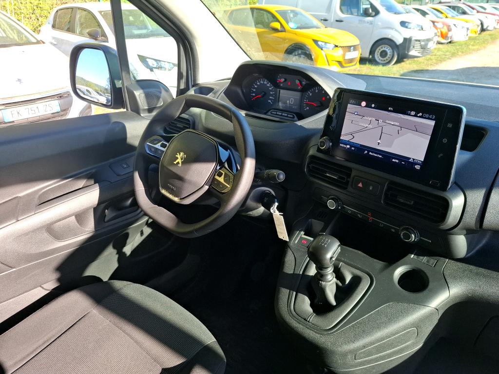 Peugeot PARTNER FOURGON STANDARD 650 KG BLUEHDI 100 S&S BVM6 ASPHALT 2022