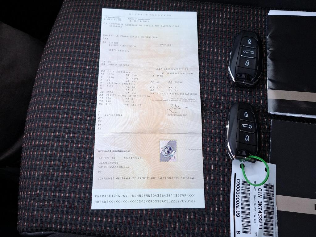 DS DS 3 CROSSBACK / DS 3 II 